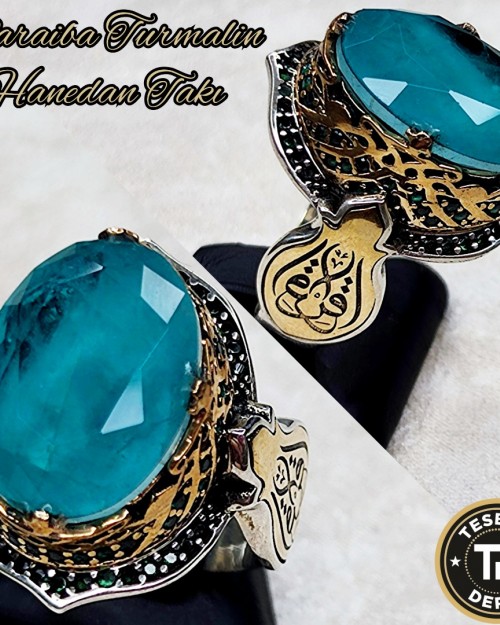 Paraiba Turmalin Hanedan Yüzük